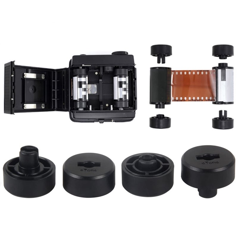 eTone 2 Sets 135 35mm to 120 35mm Cassette Accessories 135 Film Cartridge Adapter Canister Converter Panorama Like Xpan Camera for Pentax, Rolleiflex Mamiya Hasselblad Makina Bronica Medium Format Camera - Image 1